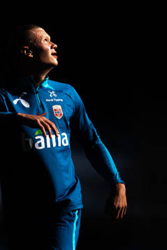 Erling Braut Haaland of the Norwegian national football team
