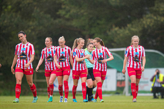 Cille Nilsen of Avaldnes celebrates