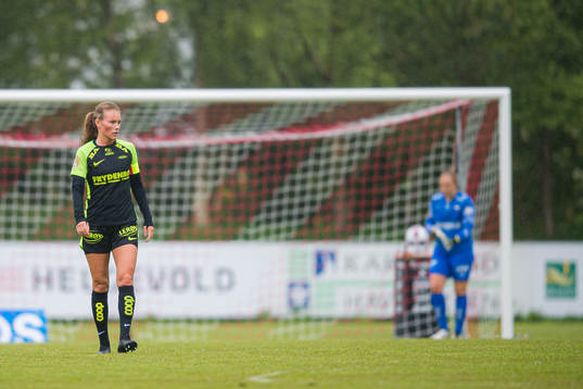Ingrid Østervold Stenevik of Brann looks dejected