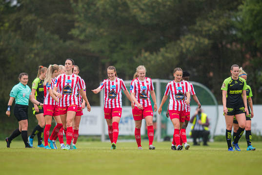 Cille Nilsen of Avaldnes celebrates
