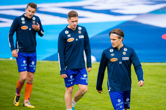 Besim Serbecic of Aalesund warms up
