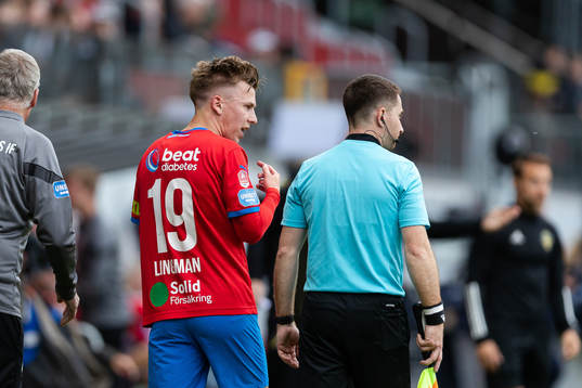 Helsingborgs Lucas Lingman reagerar på domslut