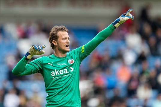 Helsingborgs målvakt Anders Lindegaard