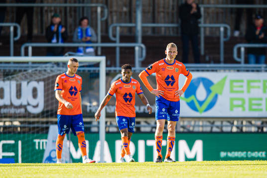 Kristoffer Ramos Barmen of Aalesund looks dejected