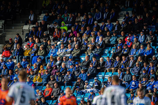 Spectators in the stands
