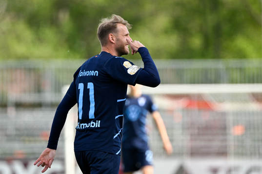 Malmö FFs Ola Toivonen jublar