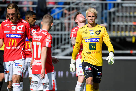 Degerfors målvakt Alfie Malik Whiteman