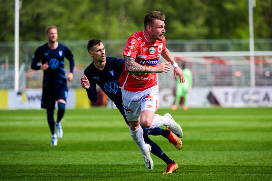 Malmö FFs Veljko Birmancevic och Degerfors Rasmus Örqvist