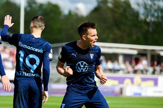 Malmö FFs Jonas Knudsen jublar