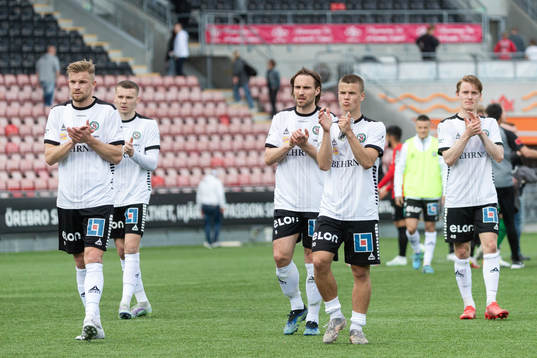 Örebros Erik Björndahl, Kevin Walker och Jake Larsson