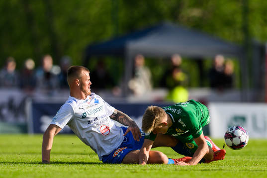 Värnamos Victor Eriksson och Hammarbys Dennis Collander