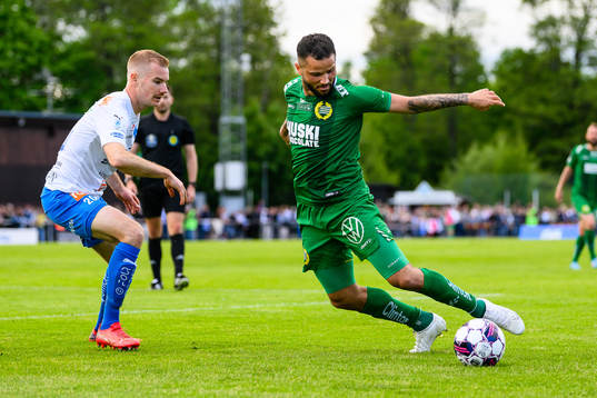 Värnamos Freddy Winsth och Hammarbys Mohanad Jeahze