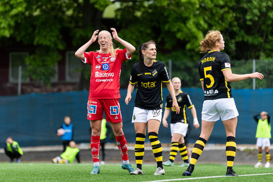 Linköpings Amalie Vangsgaard deppar