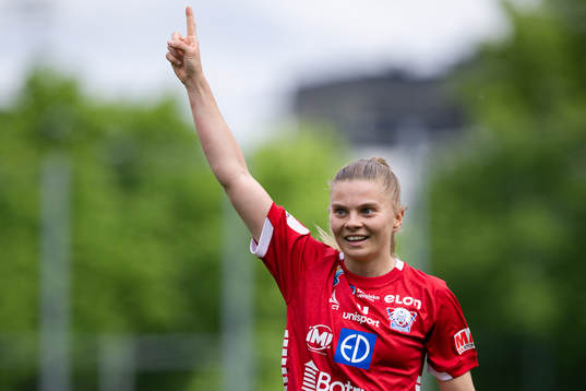 Linköpings Therese Simonsson jublar