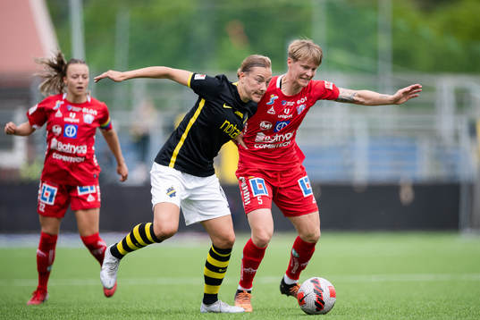 s Jenny Danielsson och Linköpings Nilla Fischer