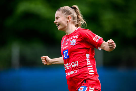 Linköpings Therese Simonsson jublar