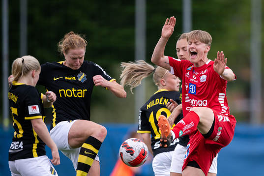 s Sara Nordin och Linköpings Nilla Fischer