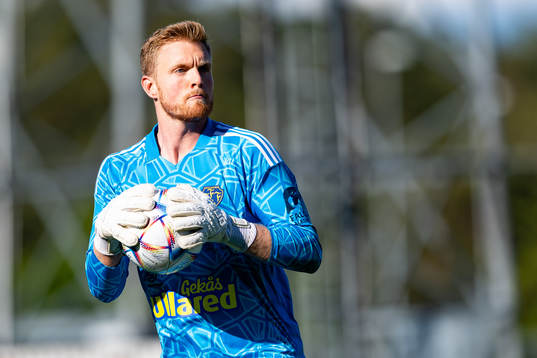 Falkenbergs målvakt Tim Erlandsson