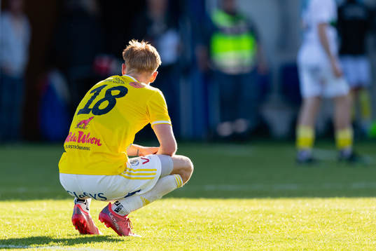Falkenbergs Linus Borgström deppar