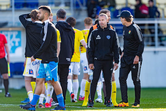 Falkenbergs tränare Christoffer Andersson