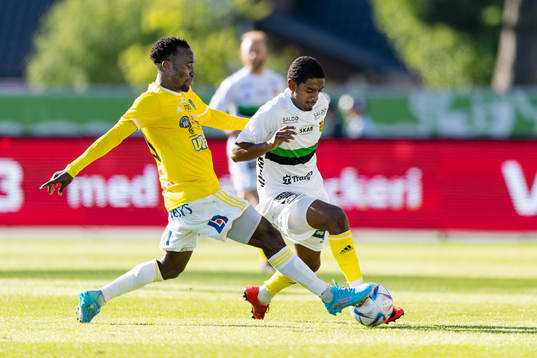 Falkenbergs Godwin Aguda och GAIS Harun Ibrahim