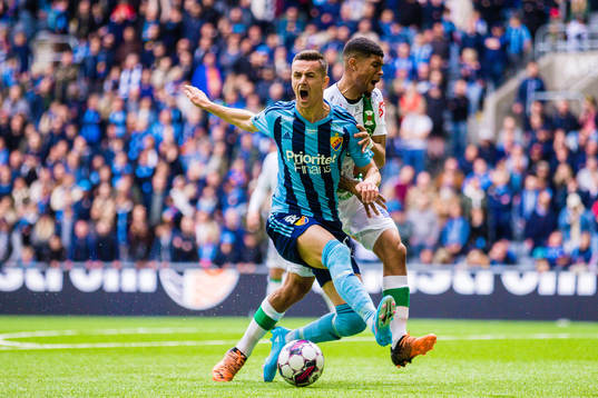 Djurgårdens Haris Radetinac får straff