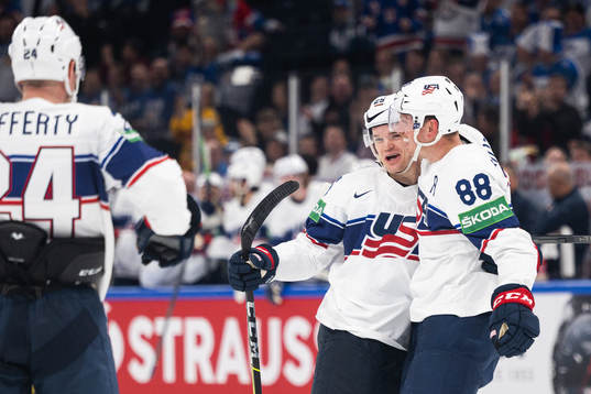 Karson Kaulman of USA celebrates the 1-3 goal