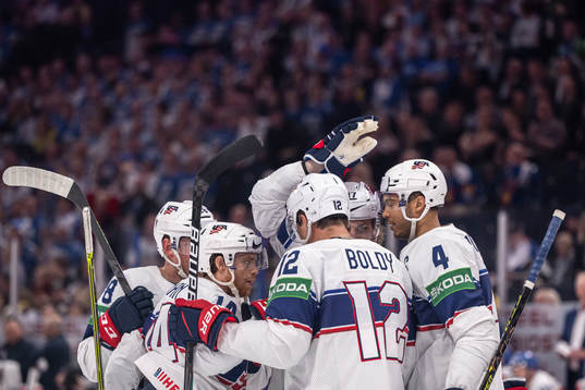 Karson Kaulman of USA celebrates the 1-3 goal