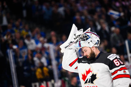 Goaltender Chris Driedger of Canada