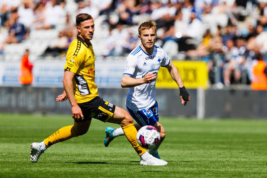 Elfsborgs Jacob Ondrejka och IFK Norrköpings Jacob Ortmark