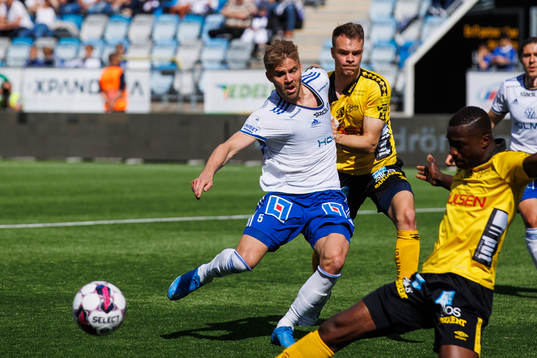 IFK Norrköpings Christoffer Nyman och Elfsborgs Leo