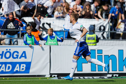 IFK Norrköpings Christoffer Nyman jublar