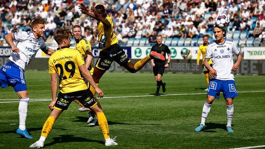 IFK Norrköpings Christoffer Nyman gör mål 1-2