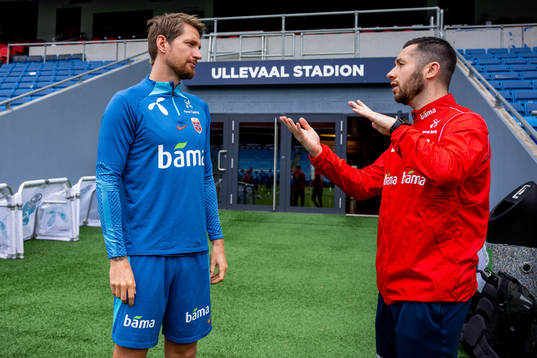 Stefan Strandberg and Andrew Findlay, performance analyst