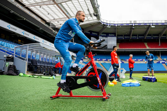 Veton Berisha of the Norwegian national football team