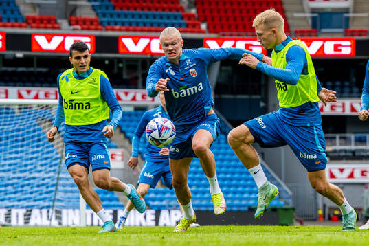 Mohamed Elyounoussi, Erling Braut Haaland and Andreas