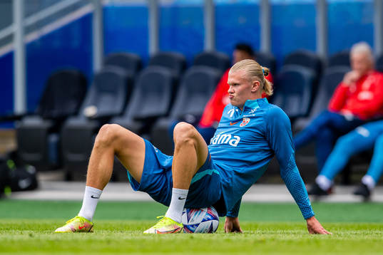 Erling Braut Haaland of the Norwegian national football team