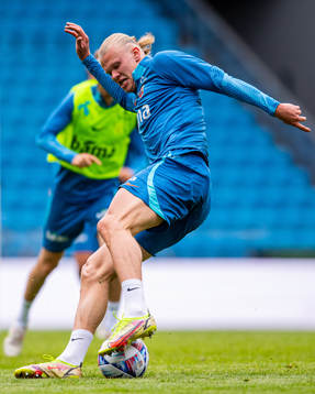 Erling Braut Haaland of the Norwegian national football team