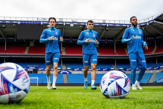 Mathias Normann, Mohamed Elyounoussi and Joshua King of the