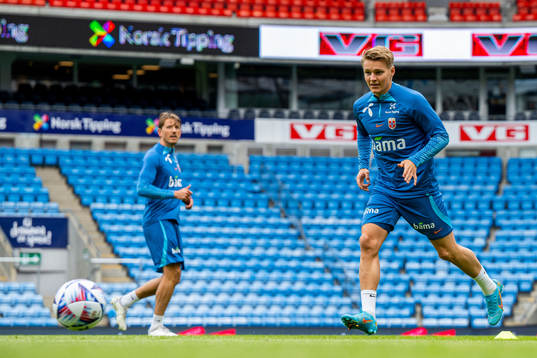Martin Ødegaard of the Norwegian national football team