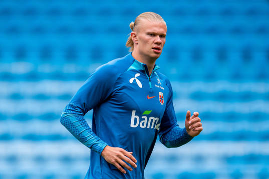 Erling Braut Haaland of the Norwegian national football team