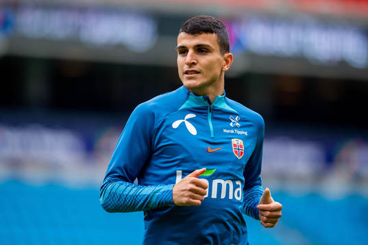 Mohamed Elyounoussi of the Norwegian national football team