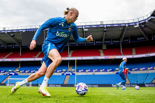 Erling Braut Haaland of the Norwegian national football team