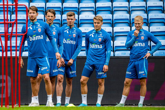 Stefan Strandberg, Sander Berge, Alexander Sørloth, Martin