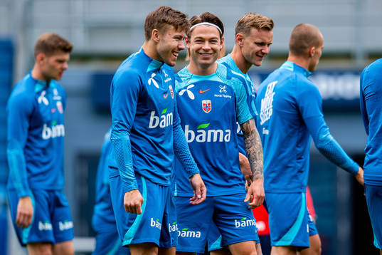 Fredrik André Bjørkan and Patrick Berg of the Norwegian
