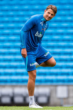 Sander Berge of the Norwegian national football team