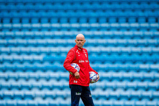 Ståle Solbakken, head coach of the Norwegian national