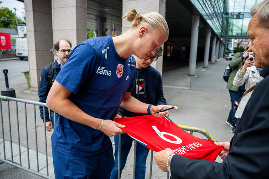 Erling Braut Haaland of the Norwegian national football team