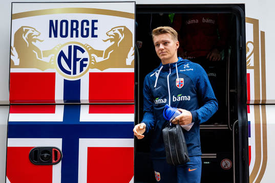 Martin Ødegaard of the Norwegian national football team