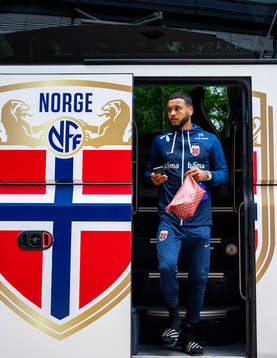 Joshua King of the Norwegian national football team